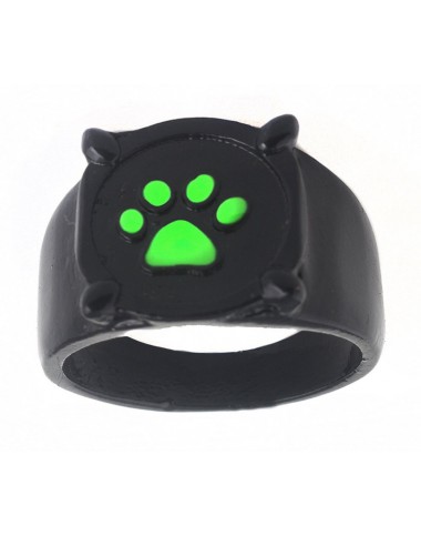 Anello Nero Impronta Gatto Carnevale Cosplay CHARING